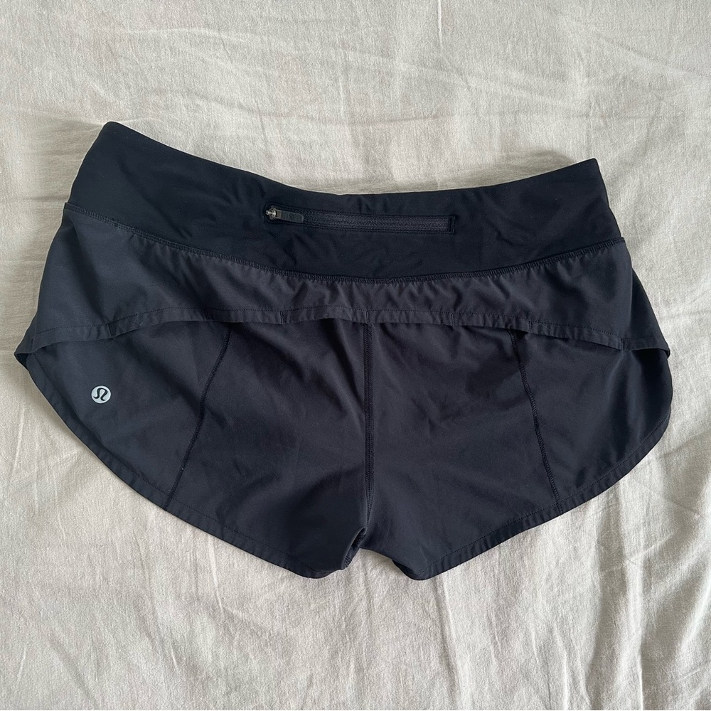 Lululemon size 6 speed up shorts 2.5”